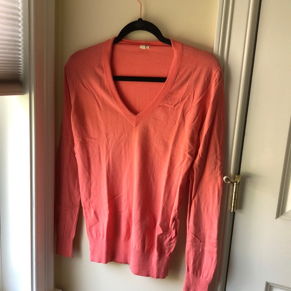 Coral summer sweater top